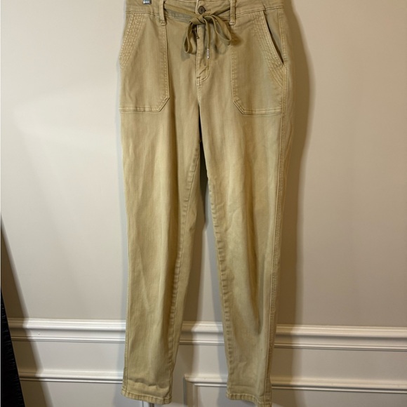 Judy Blue High Rise tan utility Jeans size 27 - Picture 2 of 10